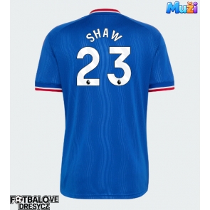 Manchester United Luke Shaw #23 Venkovní Dres 2026-27 Krátký Rukáv